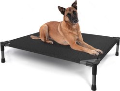 Golopet Outdoor Elevated Dog Cot Bed, Black, Medium: 42 x 30-in