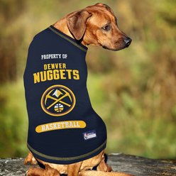 Pets First NBA Denver Nuggets Dog Tee Shirt, Medium slide 2 of 4