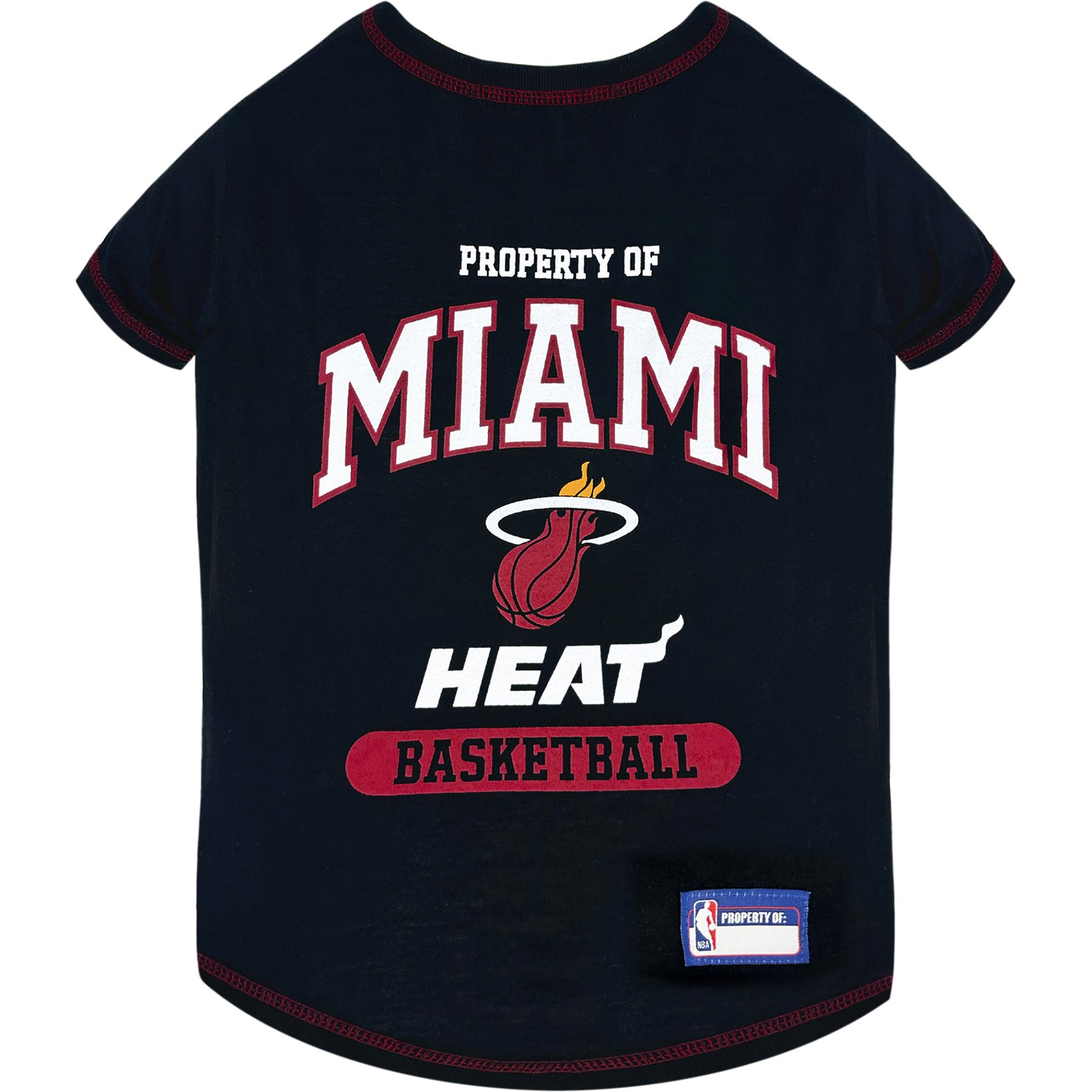 Pets First NBA Miami Heat Dog Tee Shirt, X-Large