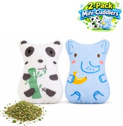 Kitty Kick Stix Cuddlers Cat Plush Toy with Catnip, Multicolor slide 2 of 2