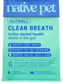 Native Pet GutWell Clean Breath Dental Health & Plaque Control Supplement for Dogs, 12.7-oz bag