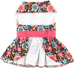 Doggie Design Blooming Blue & Peach Floral Dog Dress, Large slide 2 of 5