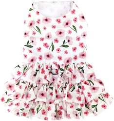 Doggie Design Spring Wildflower Dog Dress, Medium