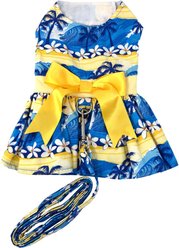 Doggie Design Catching Waves Dog Dress, Blue, X-Large
