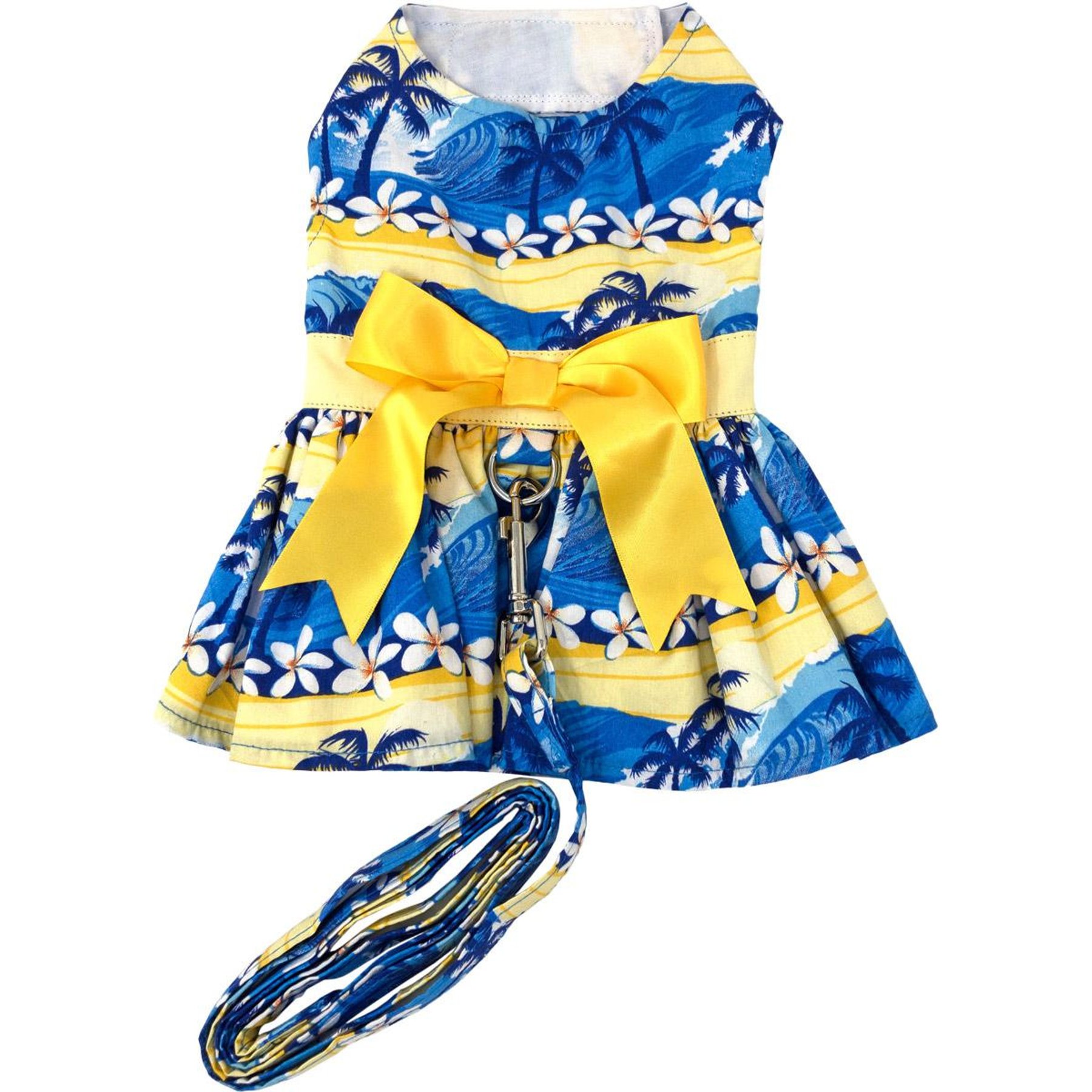 Doggie Design Catching Waves Dog Dress, Blue, Small