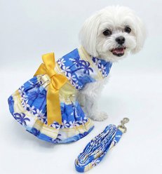 Doggie Design Catching Waves Dog Dress, Blue, Large slide 2 of 4