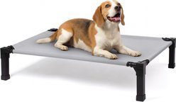 Niubya Metal Frame Elevated Cooling Dog Bed, Grey, 42 x 30 x 8.4-in slide 1 of 7