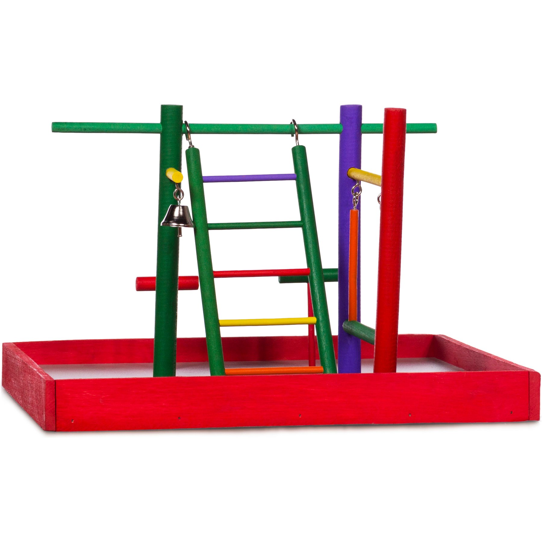 Prevue Pet Products Parakeet Park Bird Playground, Red