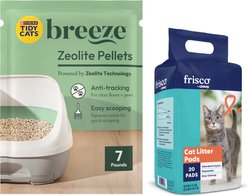 Frisco Litter Pads, 20 count + Tidy Cats Breeze Cat Litter Pellets Refill