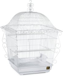 Prevue Pet Products Scrollwork Bird Cage, White