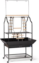 Prevue Pet Products Parrot Playstand, Black, Large