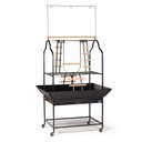 Prevue Pet Products Parrot Playstand, Black, Large