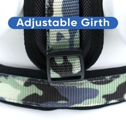 Pawtitas Nylon Reflective Back Clip Dog Harness, Grey Camo, Large/X-Large: 27 to 33-in chest slide 2 of 9