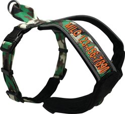 Pawtitas Personalized Reflective Dog Harness, Green Camo, X-Small: 14 to 17-in chest