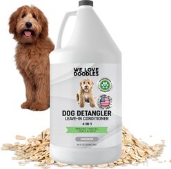 We Love Doodles 2-in-1 Detangler Unscented Dog Conditioner, 64-fl oz bottle
