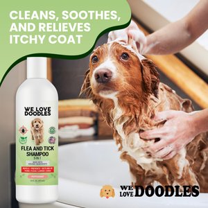 We Love Doodles 5-in-1 Flea & Tick Peppermint Dog Shampoo, 16-fl oz bottle