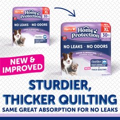 Hartz Home Protection Super Absorbent Odor Eliminating Lavender Scented No Leak Dog Pads, X-Large, 30 count slide 2 of 9