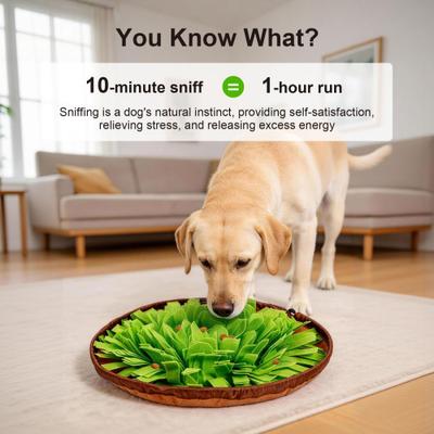 Show full view: Potaroma Interactive Feed Game Stress Relief Snuffle Mat Toy for Dogs, Multicolor slide 3 of 7