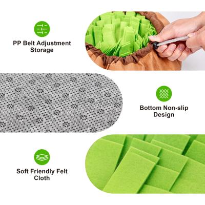 Show full view: Potaroma Interactive Feed Game Stress Relief Snuffle Mat Toy for Dogs, Multicolor slide 5 of 7