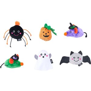 ZIPPYCLAWS Halloween Haunted Critters Plush Cat Toy with Catnip