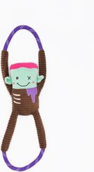 ZippyPaws Halloween RopeTugz Zombie Squeaky Plush Dog Toy, Multicolor slide 2 of 2