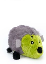 ZippyPaws Halloween Hedgehog Frankenstein's Monster Squeaky Plush Dog Toy, Multicolor