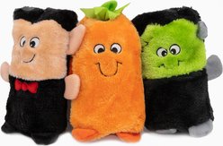 ZippyPaws Halloween Colossal Buddies Squeaky Plush Dog Toy, Multicolor, 3 count