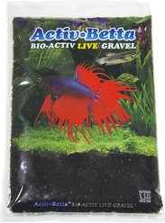 Activ-Betta Bio Activ Live Betta Aquarium Gravel, 1-lb bag, Black
