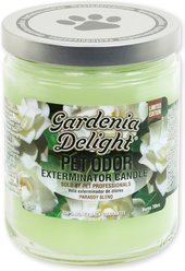 Pet Odor Exterminator Gardenia Delight Deodorizer Candle, 13-oz