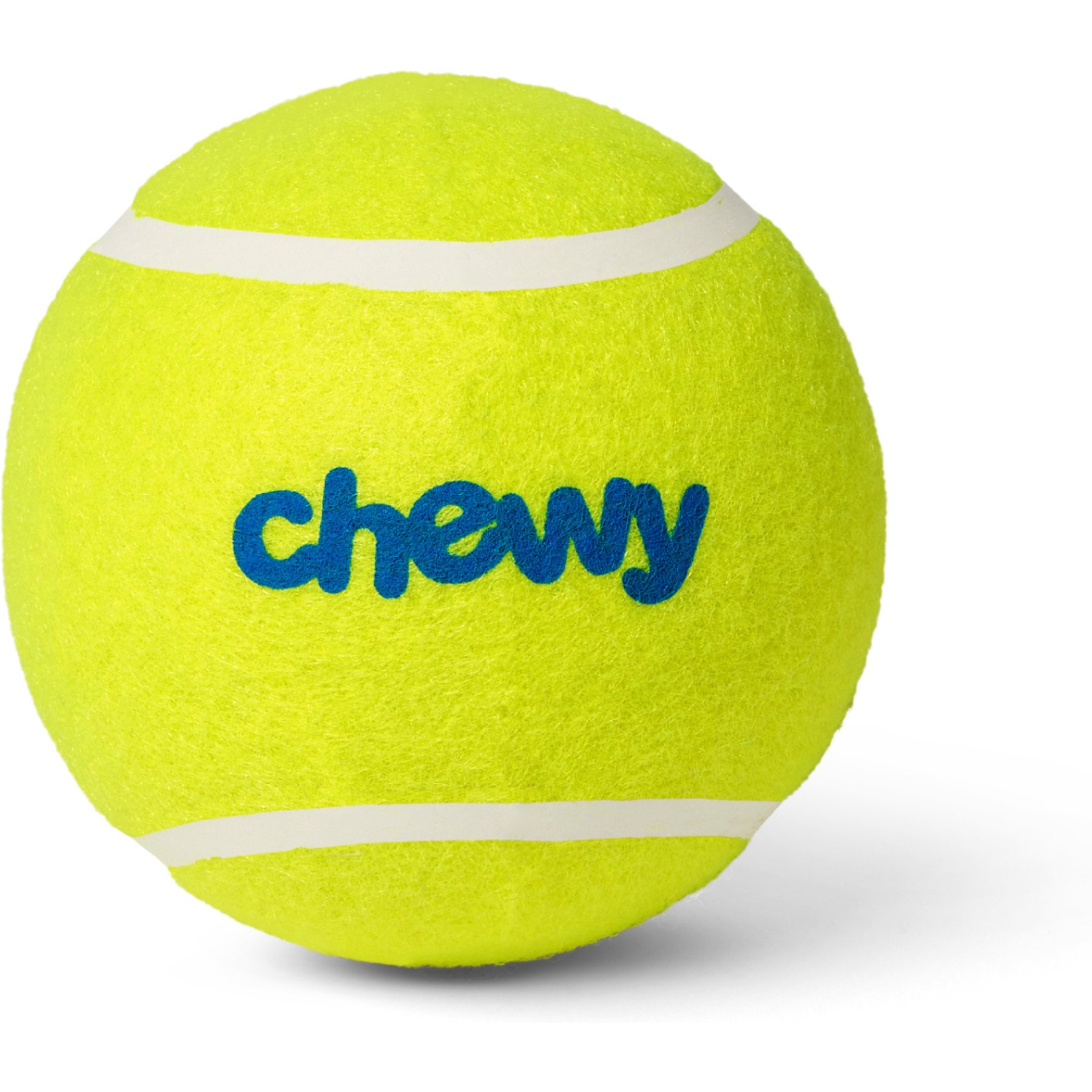 Chewy Made Fetch Squeaky Yellow Tennis Ball Dog Toy, Large, 1 count