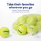 Show in main carousel: Chewy Made Fetch Squeaky Yellow Tennis Ball Dog Toy, Medium, 20 count slide 7 of 9