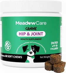 MeadowCare Soft Chew Hip & Joint Support Supplement for Dogs, 60 count