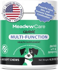 MeadowCare Soft Chew Joint, Digestive, Immune, Skin & Coat Support Supplement for Dogs, 60 count slide 2 of 8
