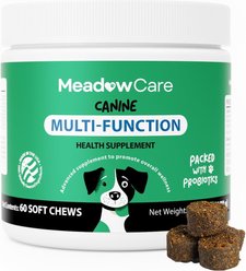 MeadowCare Soft Chew Joint, Digestive, Immune, Skin & Coat Support Supplement for Dogs, 60 count slide 1 of 8