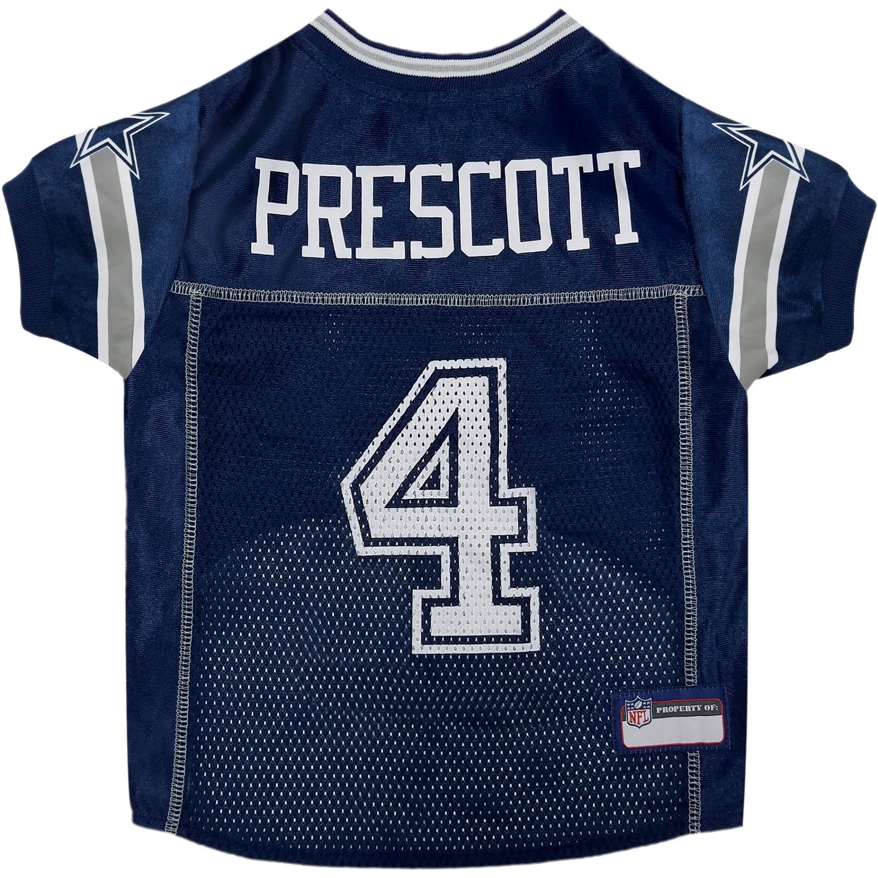 Pets First NFLPA Dak Prescott Dog Jersey, XX-Large