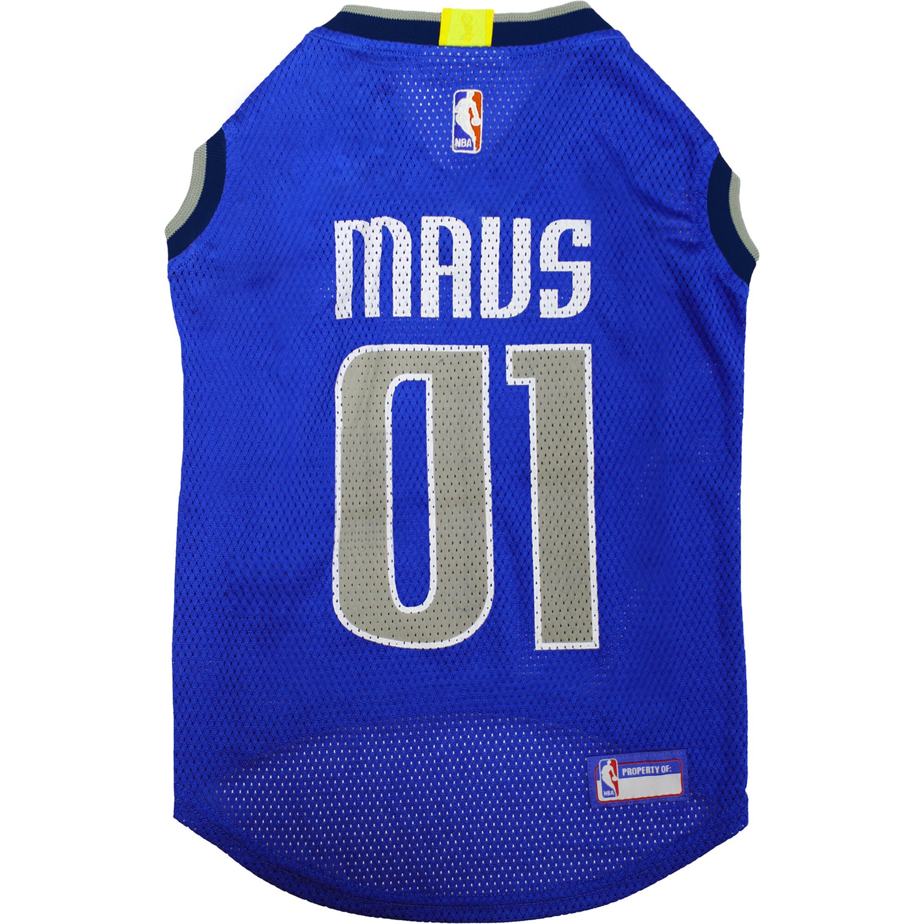 Pets First NBA Dallas Mavericks Basketball Mesh Dog Jersey, XX-Large