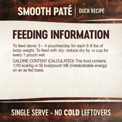 Show full view: Wellness CORE Tiny Tasters Pate Duck Natural Grain-Free Wet Cat Food, 1.75-oz pouch, pack of 12 slide 10 of 11