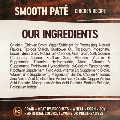 Show full view: Wellness CORE Tiny Tasters Pate Chicken Natural Grain-Free Wet Cat Food, 1.75-oz pouch, case of 12 slide 8 of 11