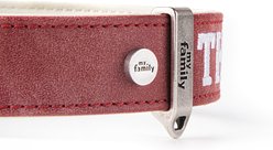 myfamily Royal Dog Collar, Red, X-Large: 17 to 21-in neck, 1.375-in wide slide 2 of 6