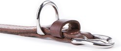 myfamily Ginevra Dog Collar, Brown, Small/Medium: 12 to 14-in neck, 3/5-in wide slide 2 of 5