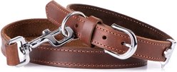 myfamily Ginevra Dog Collar, Brown, X-Large: 17 to 21-in neck, 1-in wide slide 2 of 5