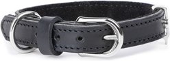 myfamily Ginevra Dog Collar, Black, XX-Large: 19 to 23-in neck, 1-in wide