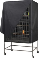 NonoPets Heavy-Duty Universal Windproof, Waterproof & Sun-Shade Polyester Shield Bird Cage Cover with Adjustable Ventilation Flap & Double-Stitched Seams, 33 x 23 x 41-in