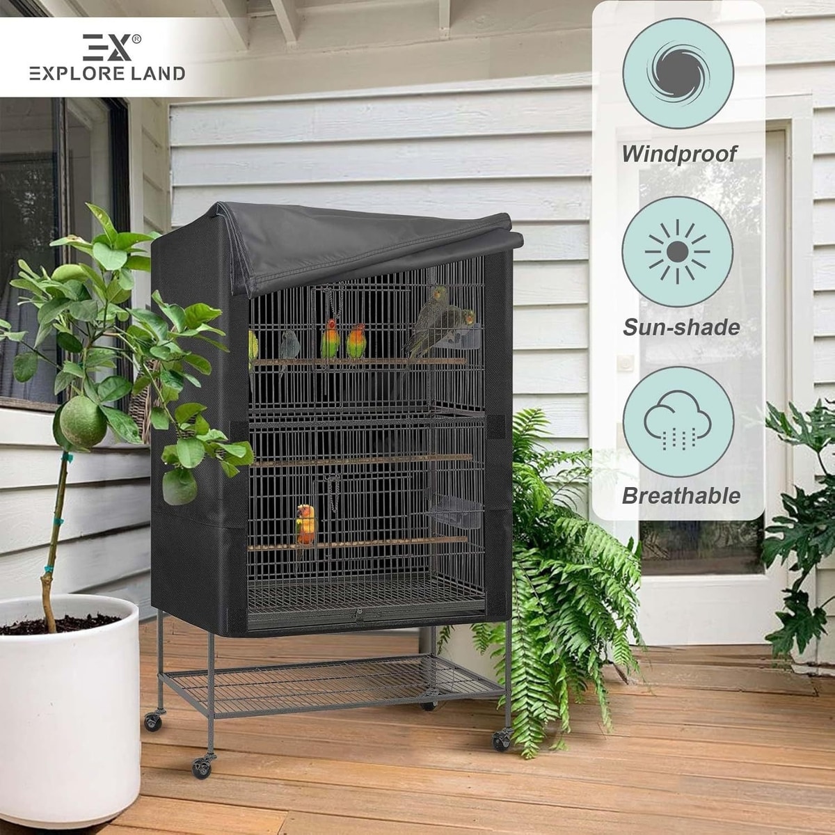 NONOPETS Heavy-Duty Universal Windproof, Waterproof & Sun-Shade ...