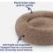 Show in main carousel: JOEJOY Donut Warming Fluffy Plush Round Bolster Dog & Cat Bed with Non-Slip Bottom, Brown, 23-in slide 5 of 9