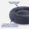 Show in main carousel: JOEJOY Donut Warming Fluffy Plush Round Bolster Dog & Cat Bed with Non-Slip Bottom, Dark Gray, 20-in slide 5 of 9