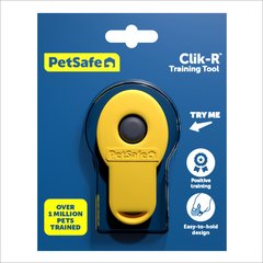 PetSafe Clik-R Dog & Cat Training Tool, Yellow/Blue