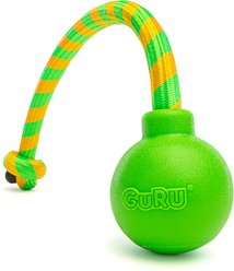 GURU Single Squeaking Rope Dog Toy, Medium