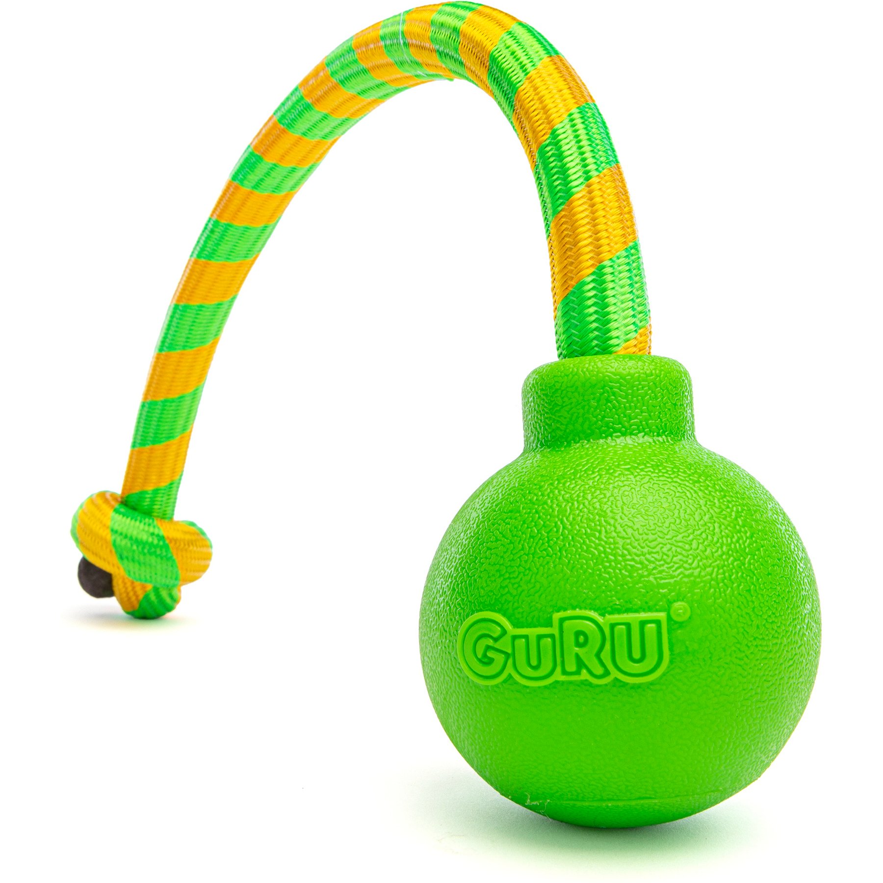 GURU Single Squeaking Rope Dog Toy, Medium