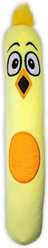GURU Fry Guys Barnyard Chicky Squeaky Crinkle Plush Dog Toy, Large